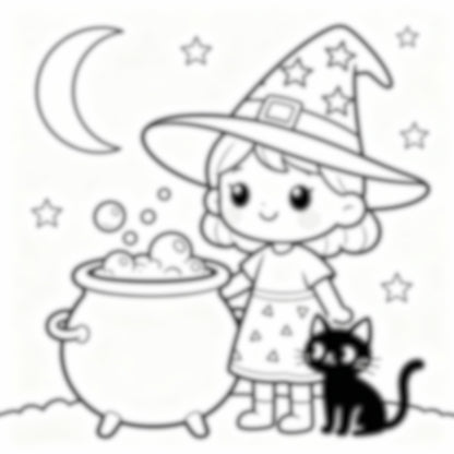 My Halloween coloring book