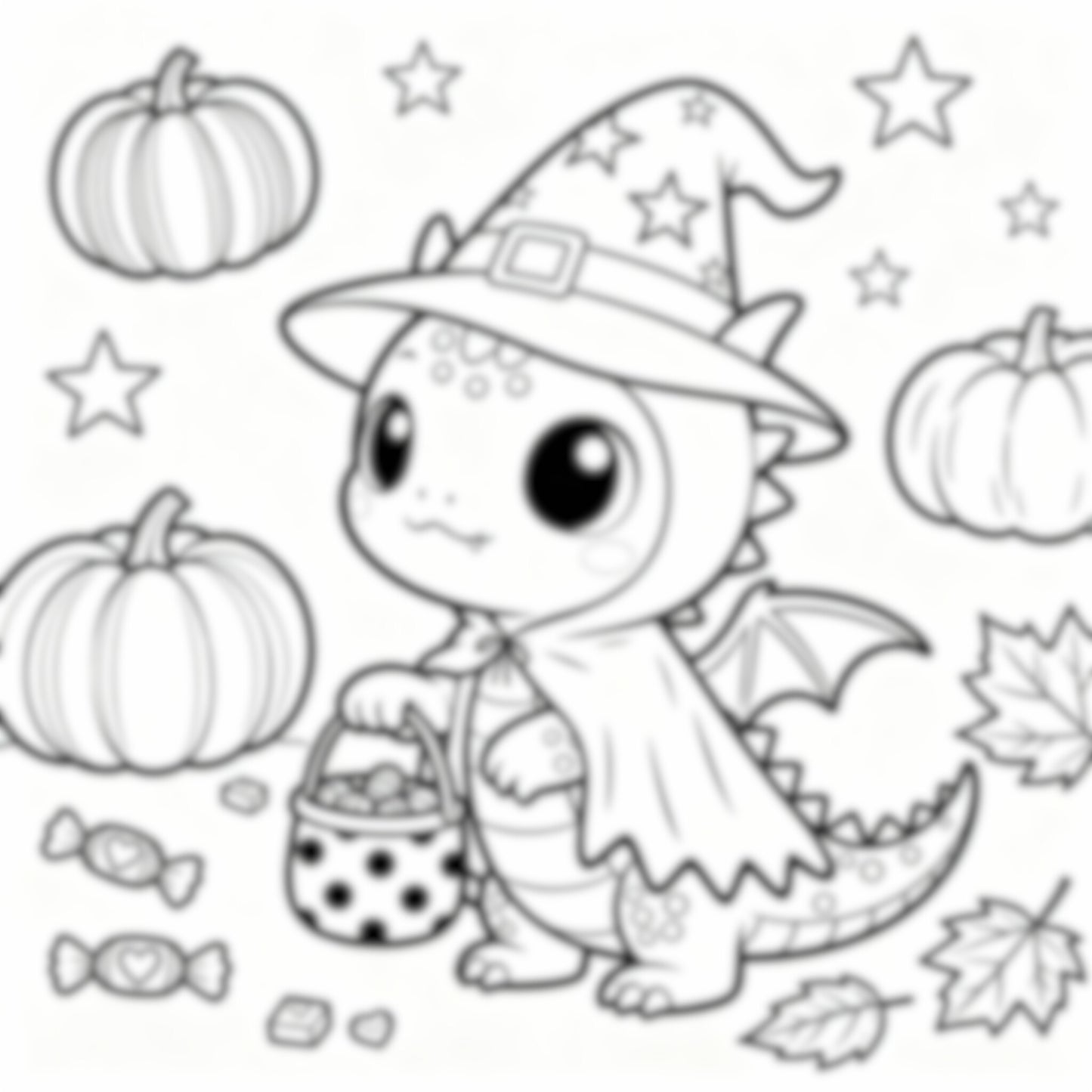 My Halloween coloring book