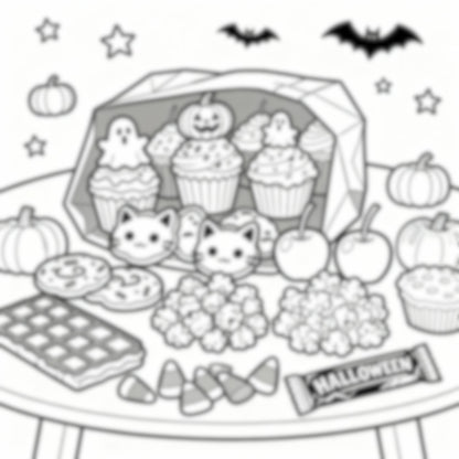 My Halloween coloring book